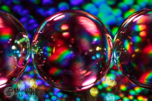Abstract colorful balls